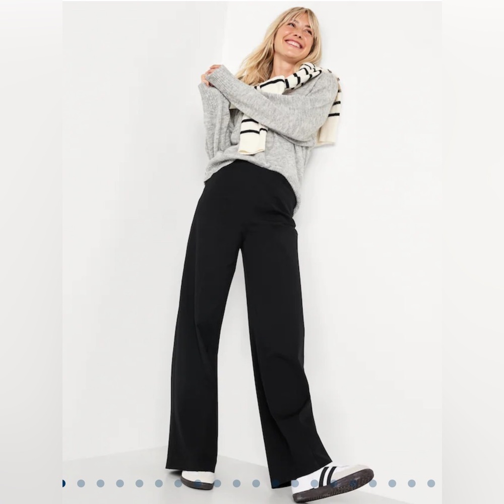 Old Navy Pixie High Rise Wide Leg Pants